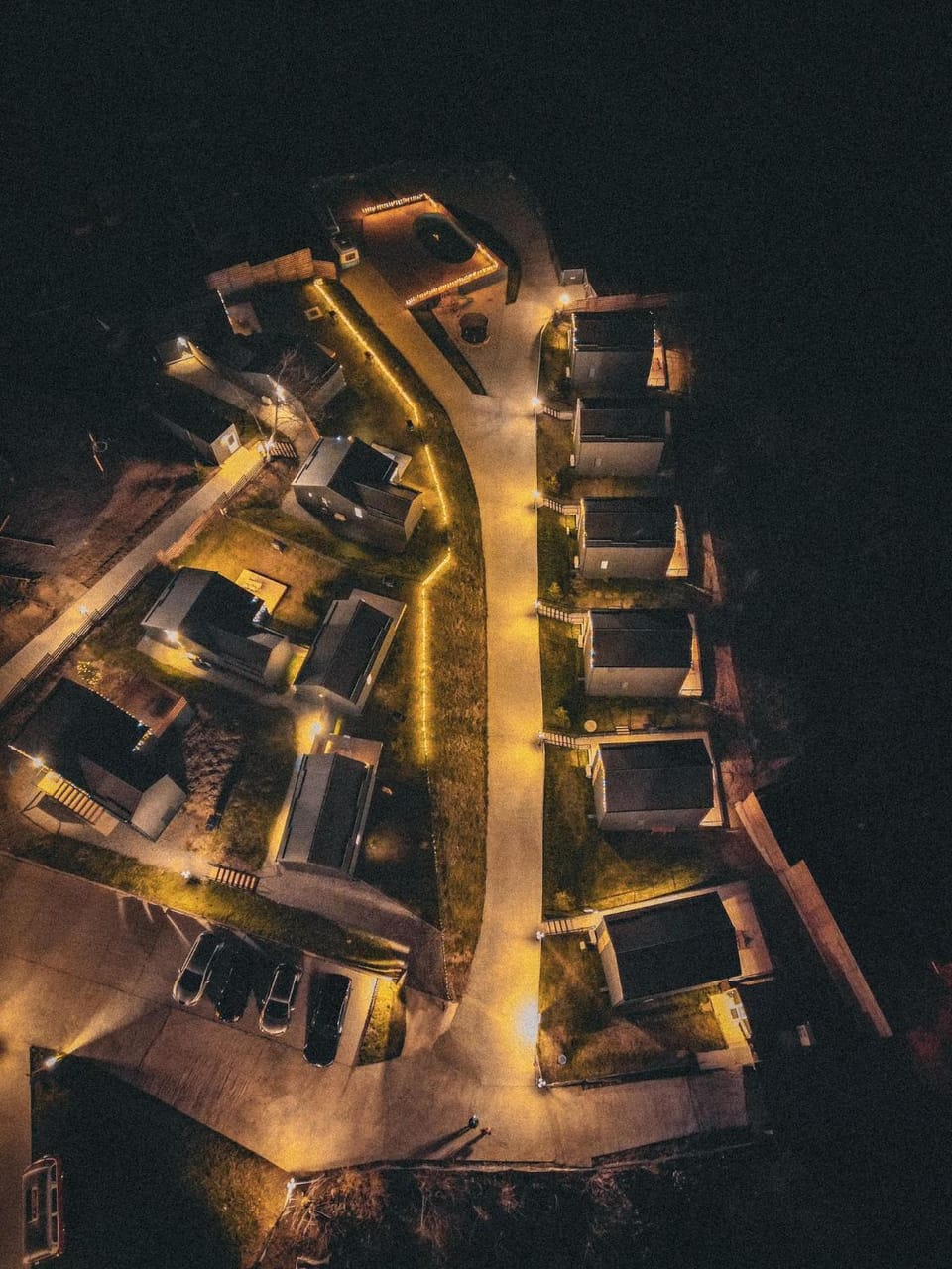 Night, Bird's eye view