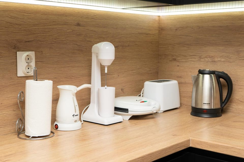 Coffee/tea facilities, Kitchen or kitchenette, toaster