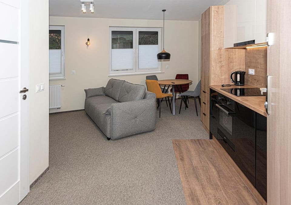 Kitchen or kitchenette, Seating area, Dining area