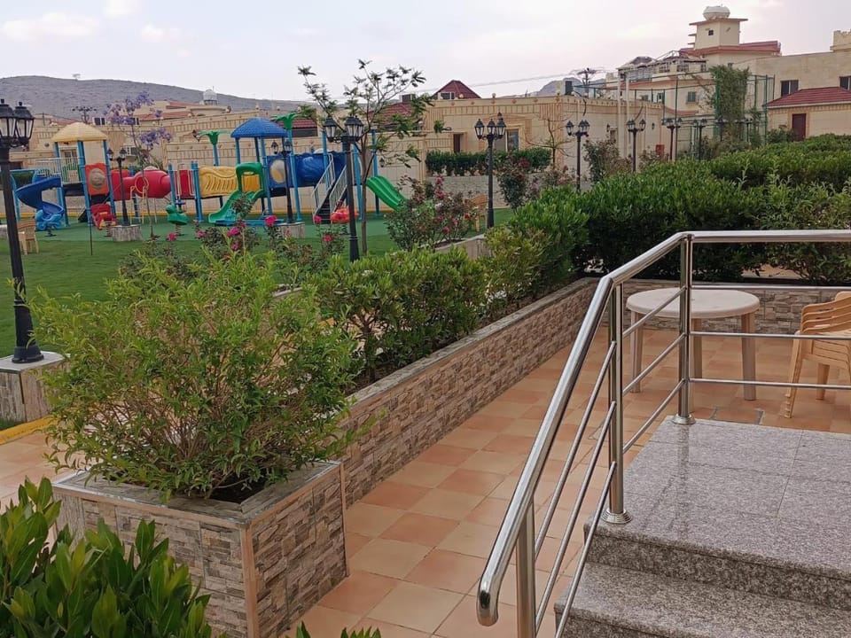 Day, Natural landscape, Children play ground, Pool view