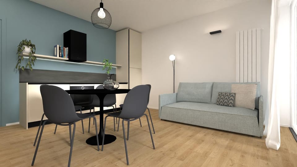 Living room, Seating area, Dining area, heating, air conditioner