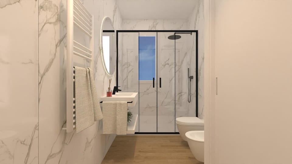 Shower, Toilet, Bathroom, bidet, heating, washing machine