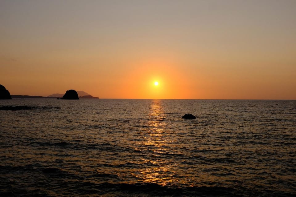 Natural landscape, Sea view, Sunset
