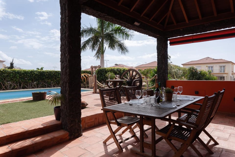 Patio, Day, Garden, Balcony/Terrace, Garden view, Pool view, Swimming pool