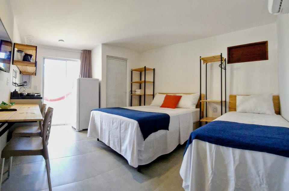 MSFlats Paripueira praia varanda c rede cozinha Wifi Ar split Apartment in Paripueira