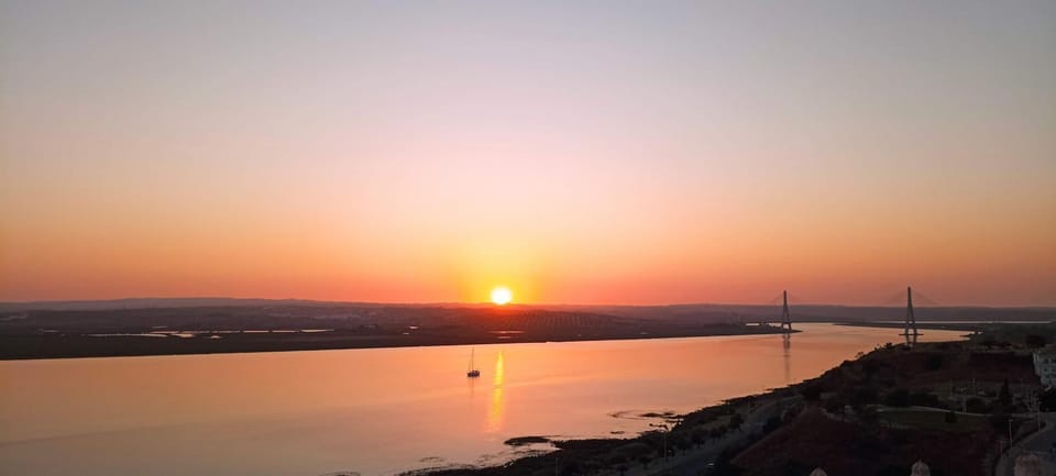 Natural landscape, River view, Sunset