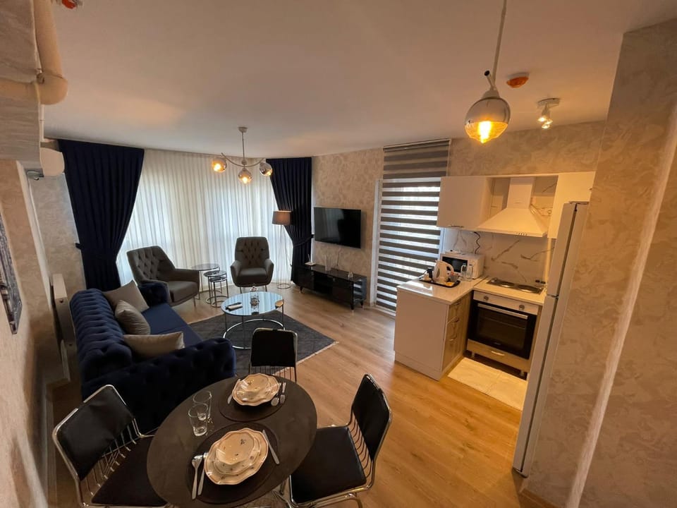 TV and multimedia, Coffee/tea facilities, Kitchen or kitchenette, Living room, Seating area, oven