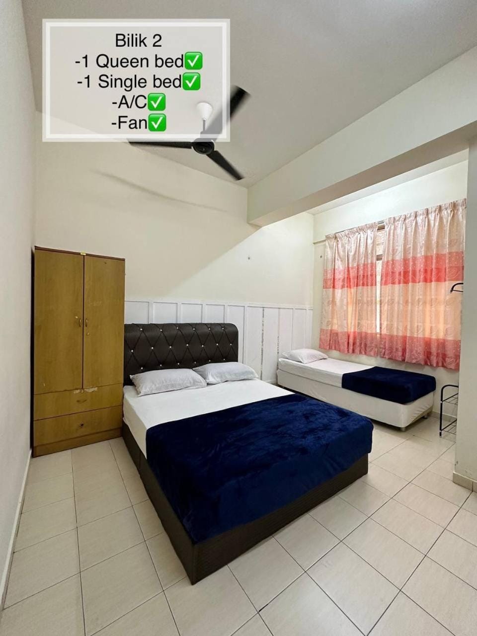 Homestay Kuala Terengganu near Batu Burok, Hospital HSNZ, KTCC Mall, Drawbridge B Apartment in Terengganu, Malaysia