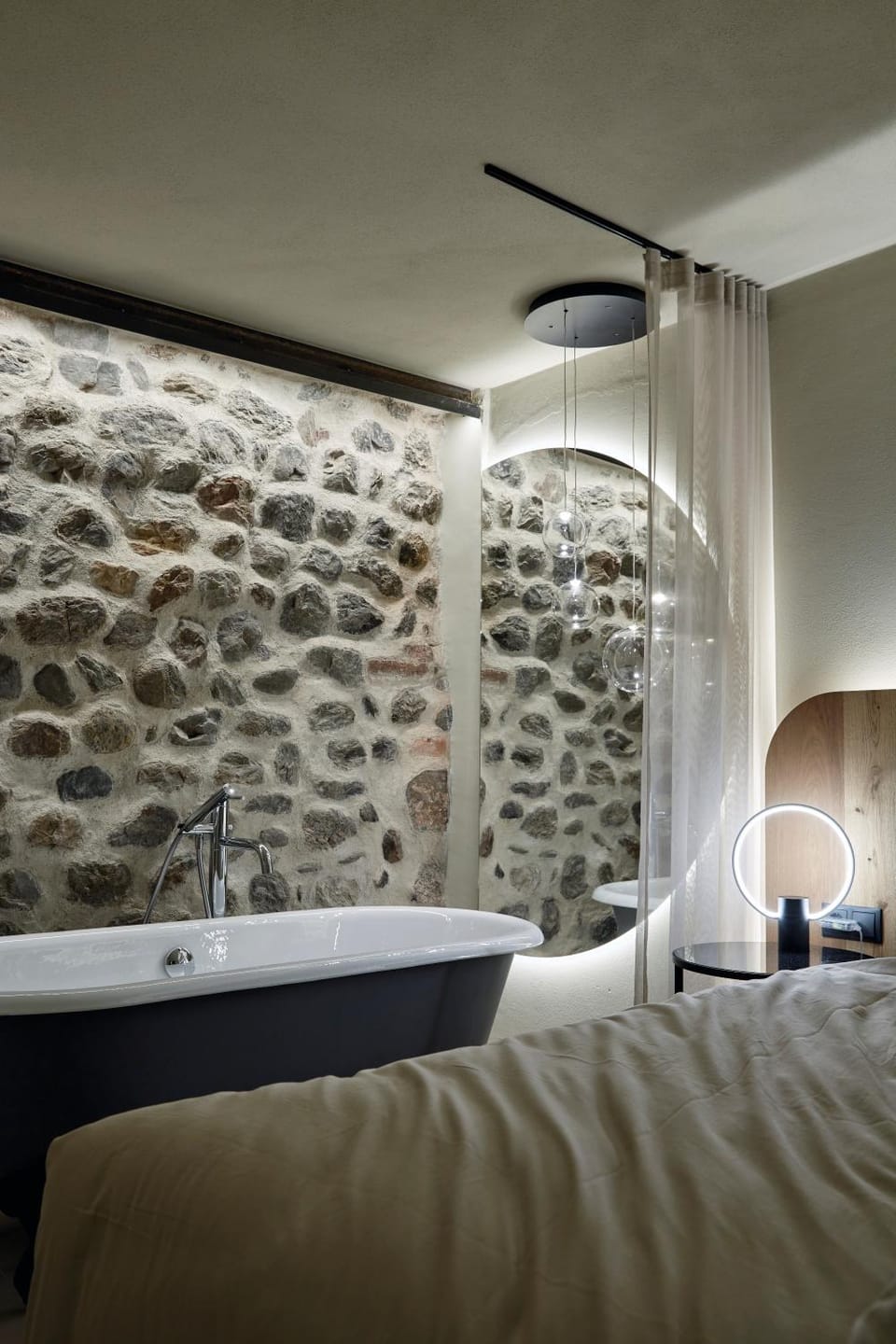 Bathroom, Living room