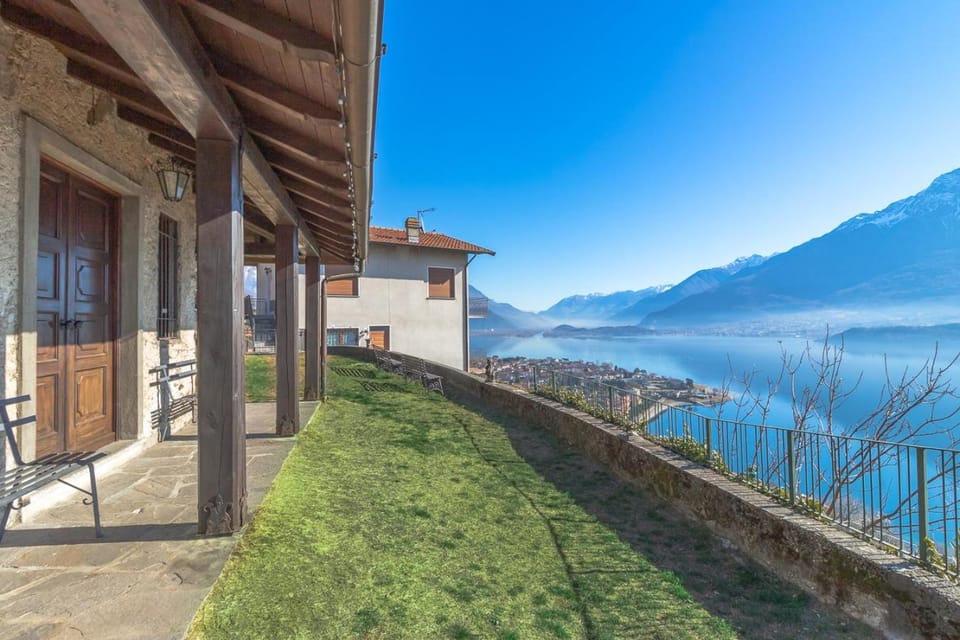 Property building, Nearby landmark, Spring, Day, Natural landscape, View (from property/room), Balcony/Terrace, Lake view, Lake view, Mountain view, Mountain view