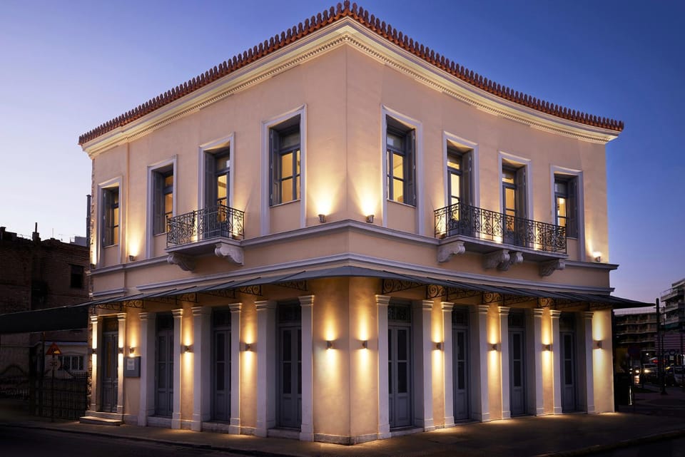 Property building, Sunset