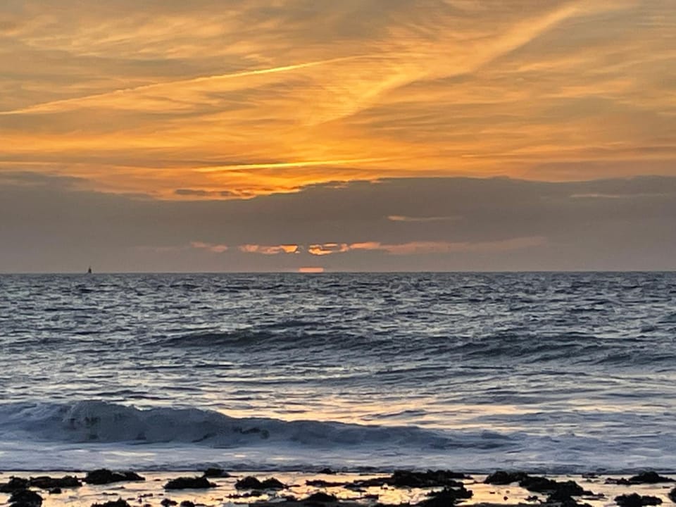 Natural landscape, Beach, Hiking, Sunset