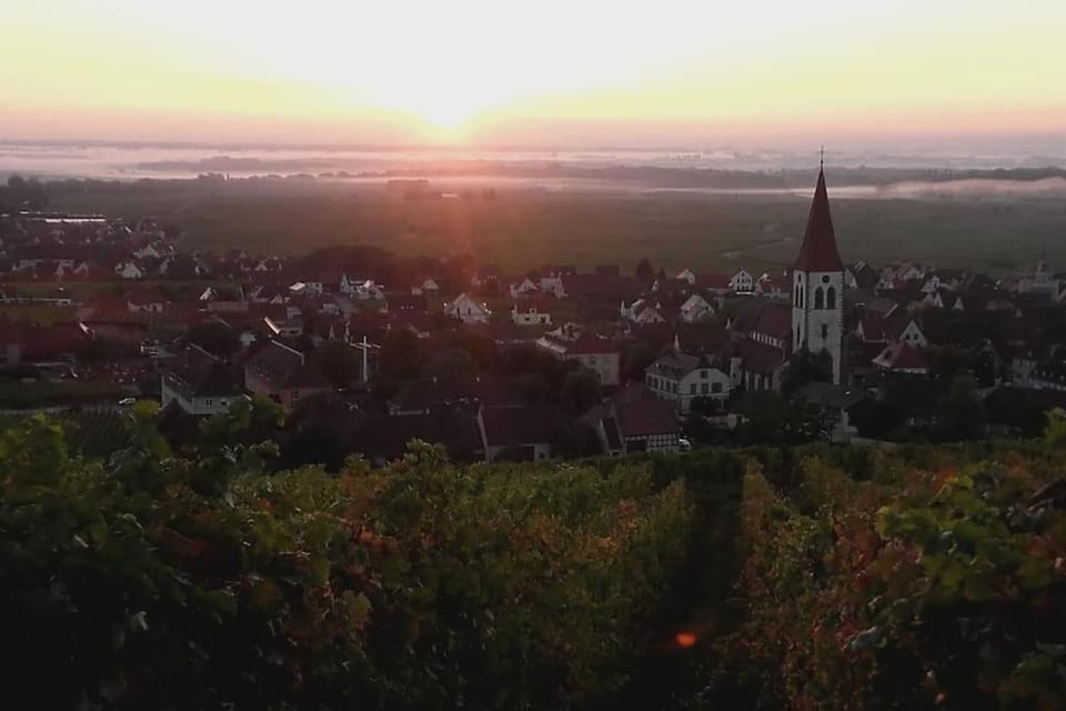 Bird's eye view, City view, Sunrise