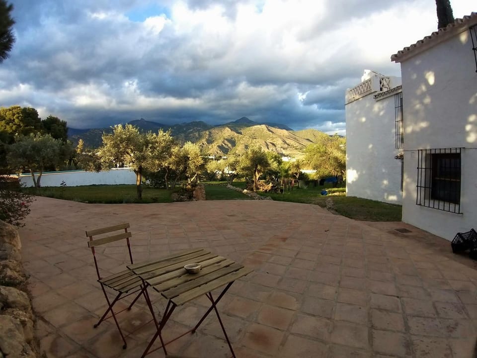 Patio, Natural landscape, Mountain view