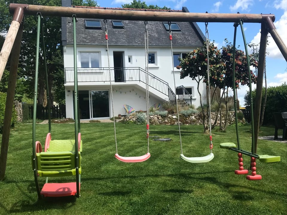 Property building, Natural landscape, Children play ground, Garden view