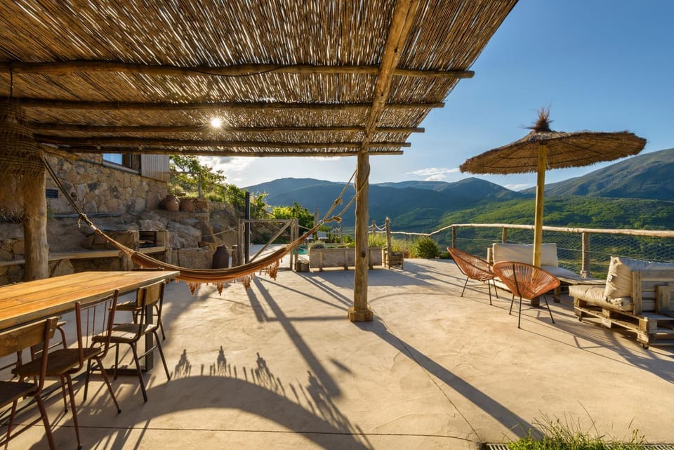 Off site, Mountain view, Swimming pool, sunbed