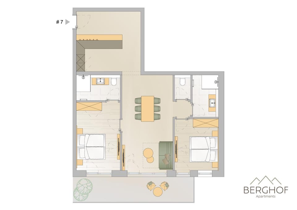 Berghof Apartments Apartment in Serfaus