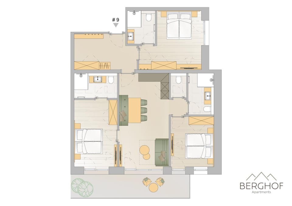 Berghof Apartments Apartment in Serfaus