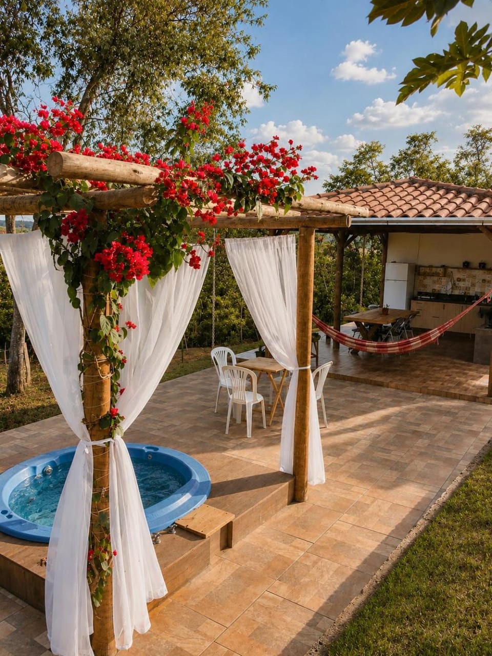 Chalé com Jacuzzi Vista do Lago House in State of Goiás