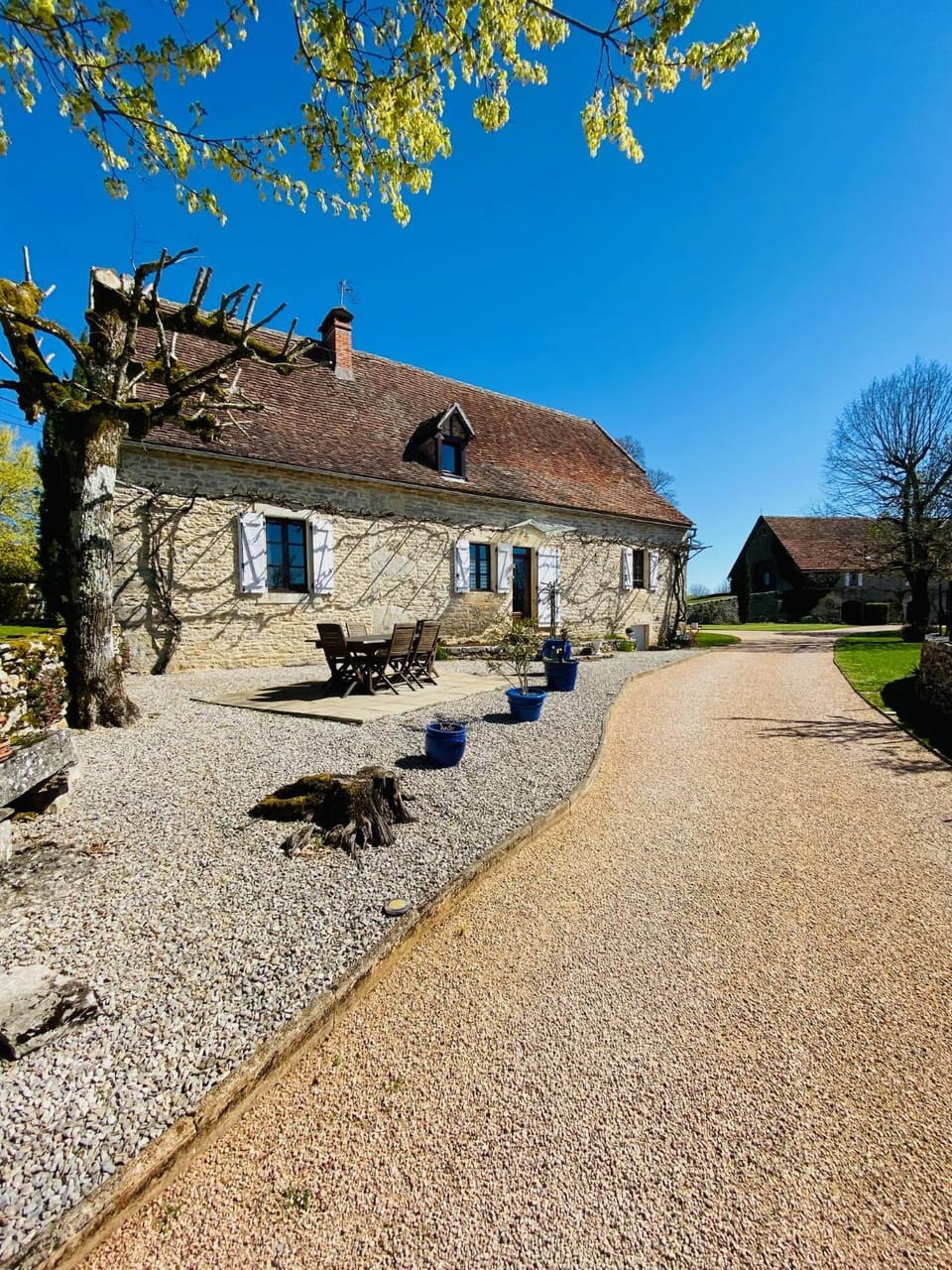Property building, Spring, Day, Garden, Garden view