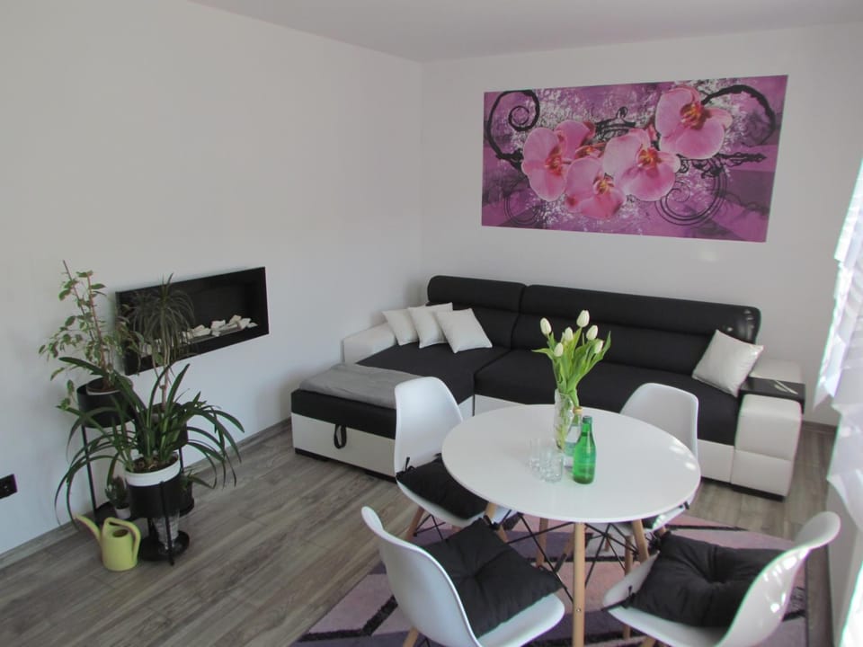 Living room, Seating area, Dining area