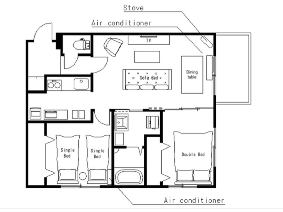 Hassamu 3 Jo 1-11-1 Corole Kotoni - Vacation STAY 11469 Apartment in Sapporo