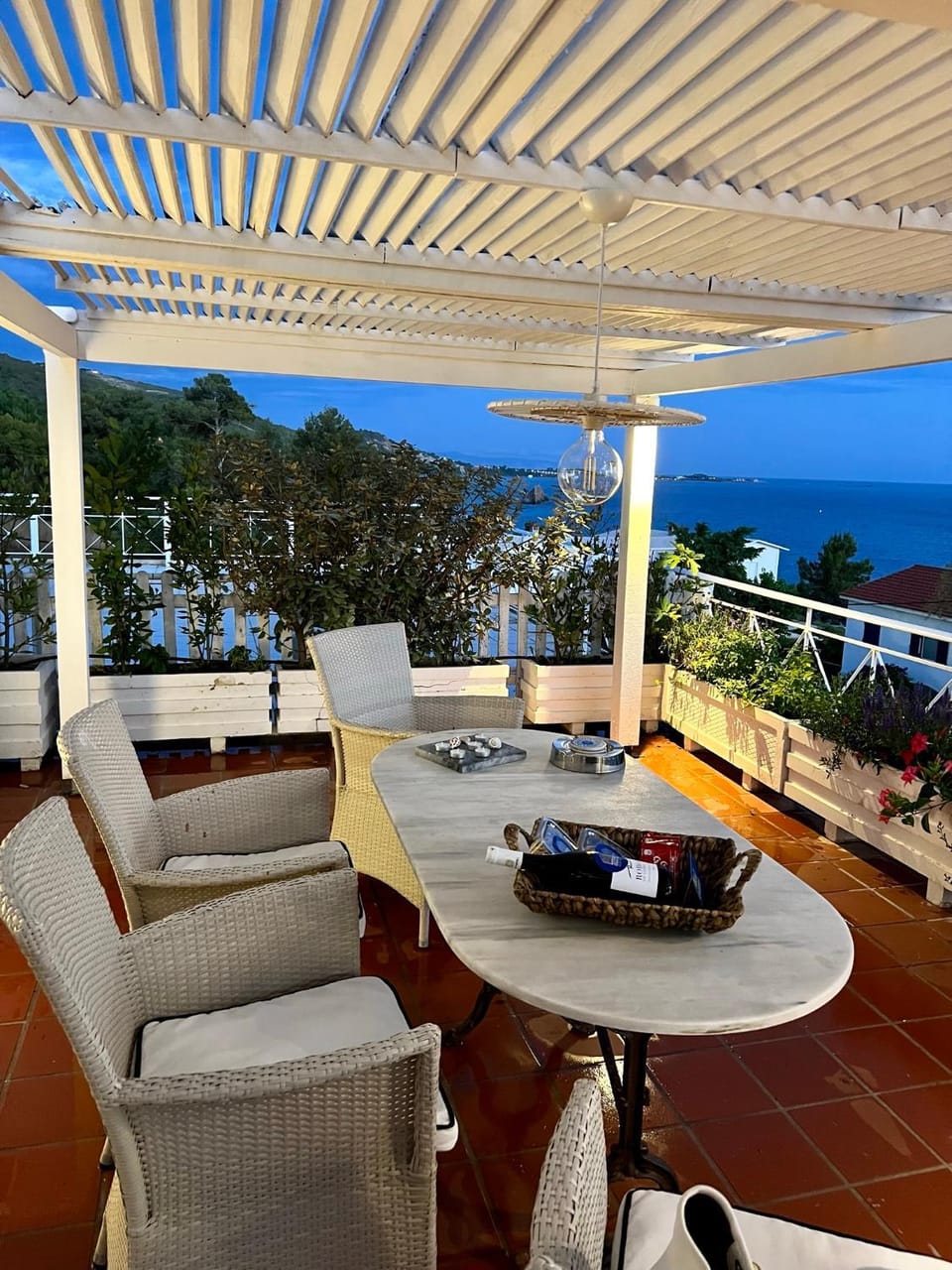 View (from property/room), Balcony/Terrace, Sea view