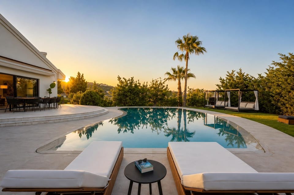 Gregorys Private Luxury Villa with Heated Pool & Gardens Villa in Crete Region