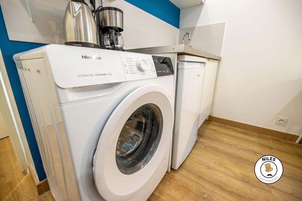 Coffee/tea facilities, On site, stove, washing machine, kitchen