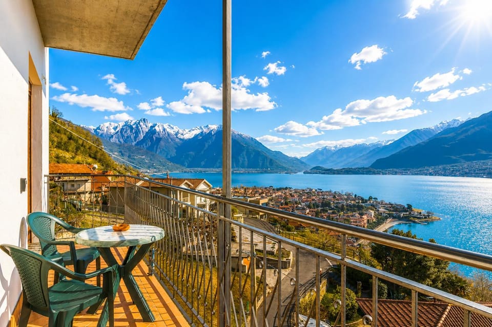 Nearby landmark, Day, Natural landscape, View (from property/room), Balcony/Terrace, Dining area, Lake view, Mountain view
