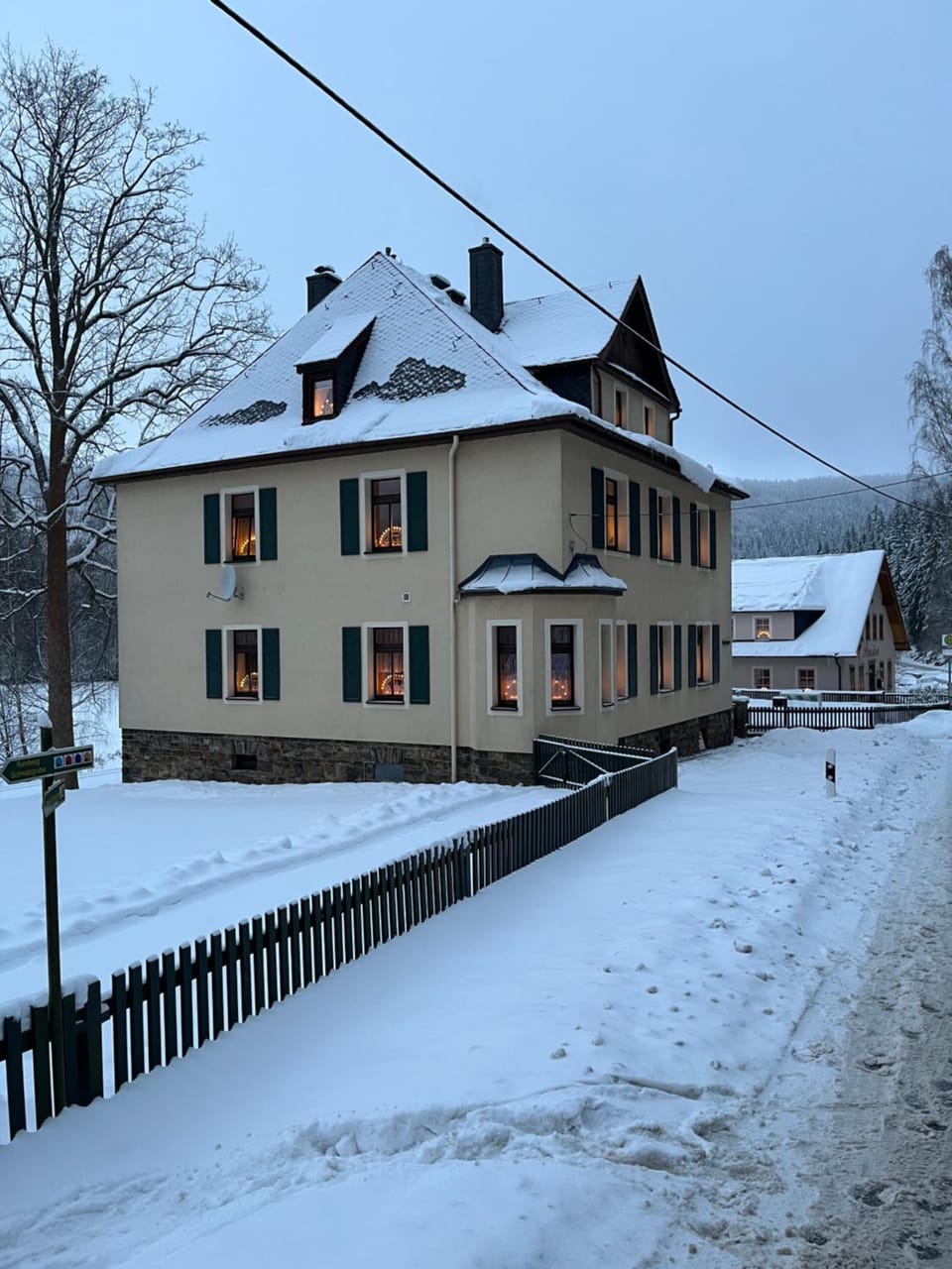 Property building, Winter