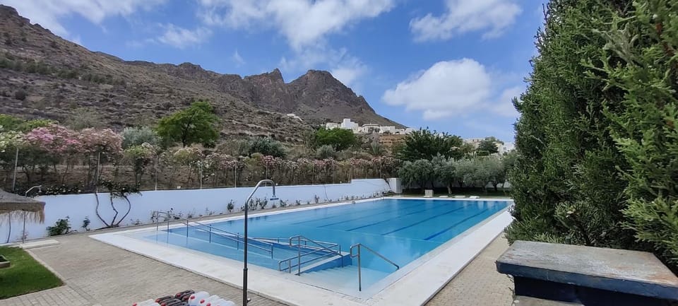 Nearby landmark, Natural landscape, Mountain view, Swimming pool, Public Bath