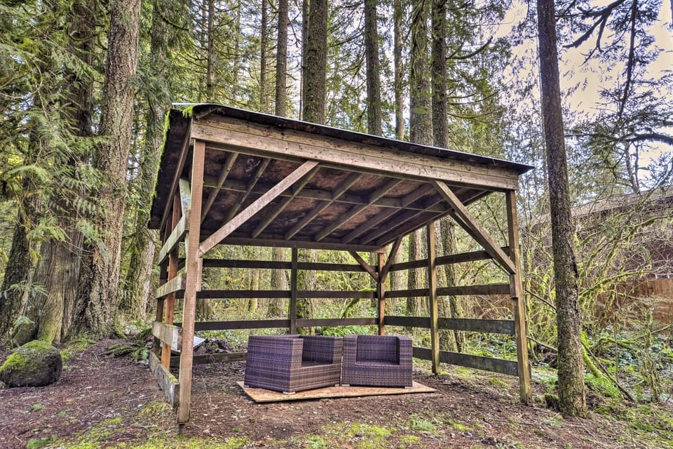 Walk to Zigzag River The Sundance Cottage House in Mount Hood Village