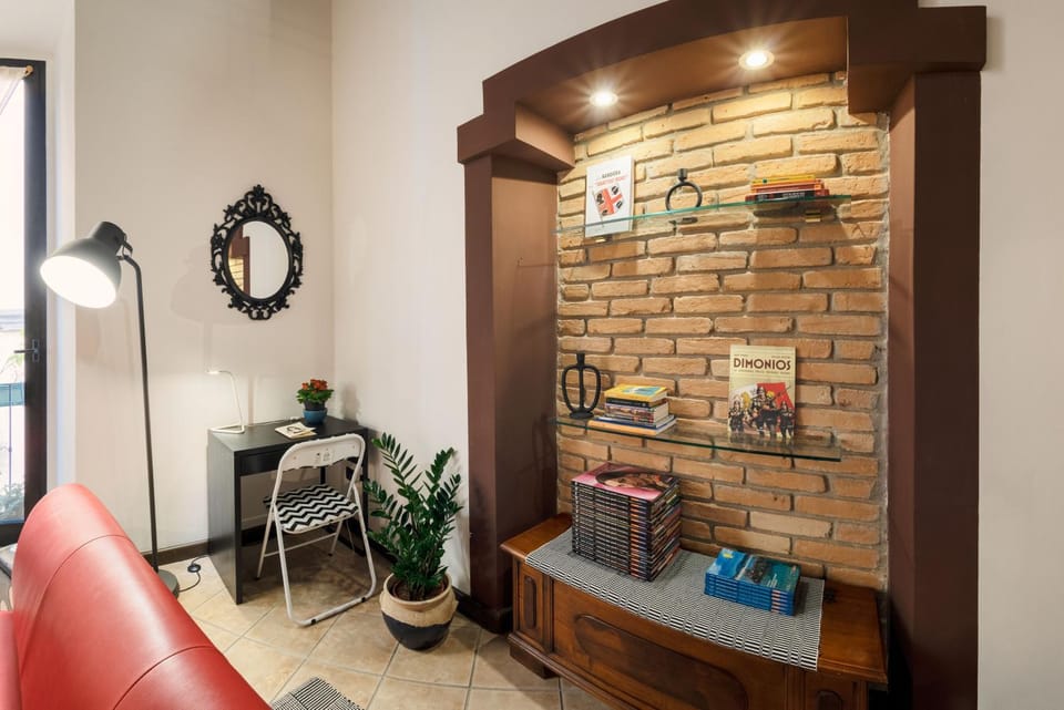 Library, Living room, Seating area