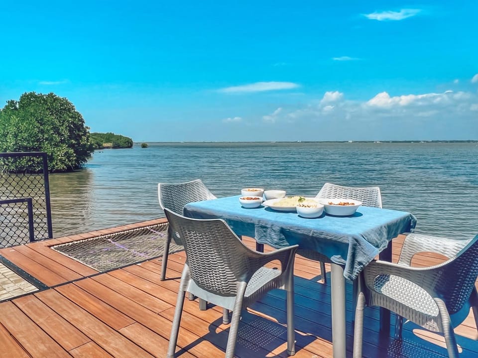 Food, River view