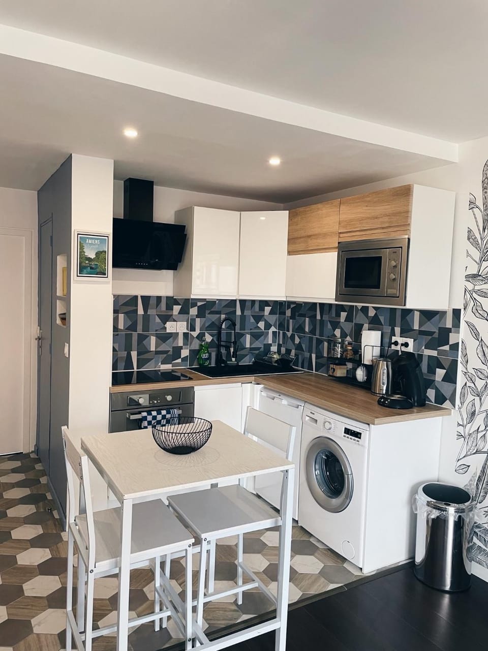 Coffee/tea facilities, Kitchen or kitchenette, minibar, pet friendly, stove, washing machine