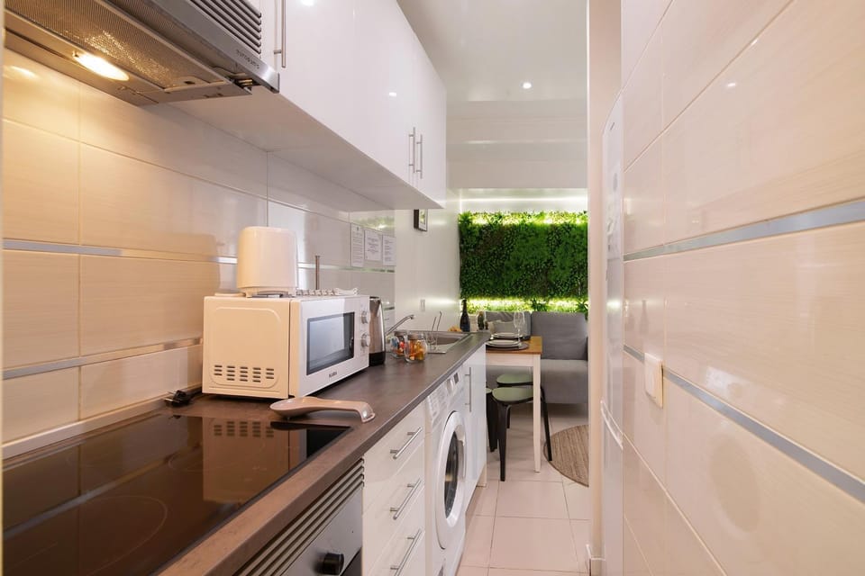 Kitchen or kitchenette, Living room
