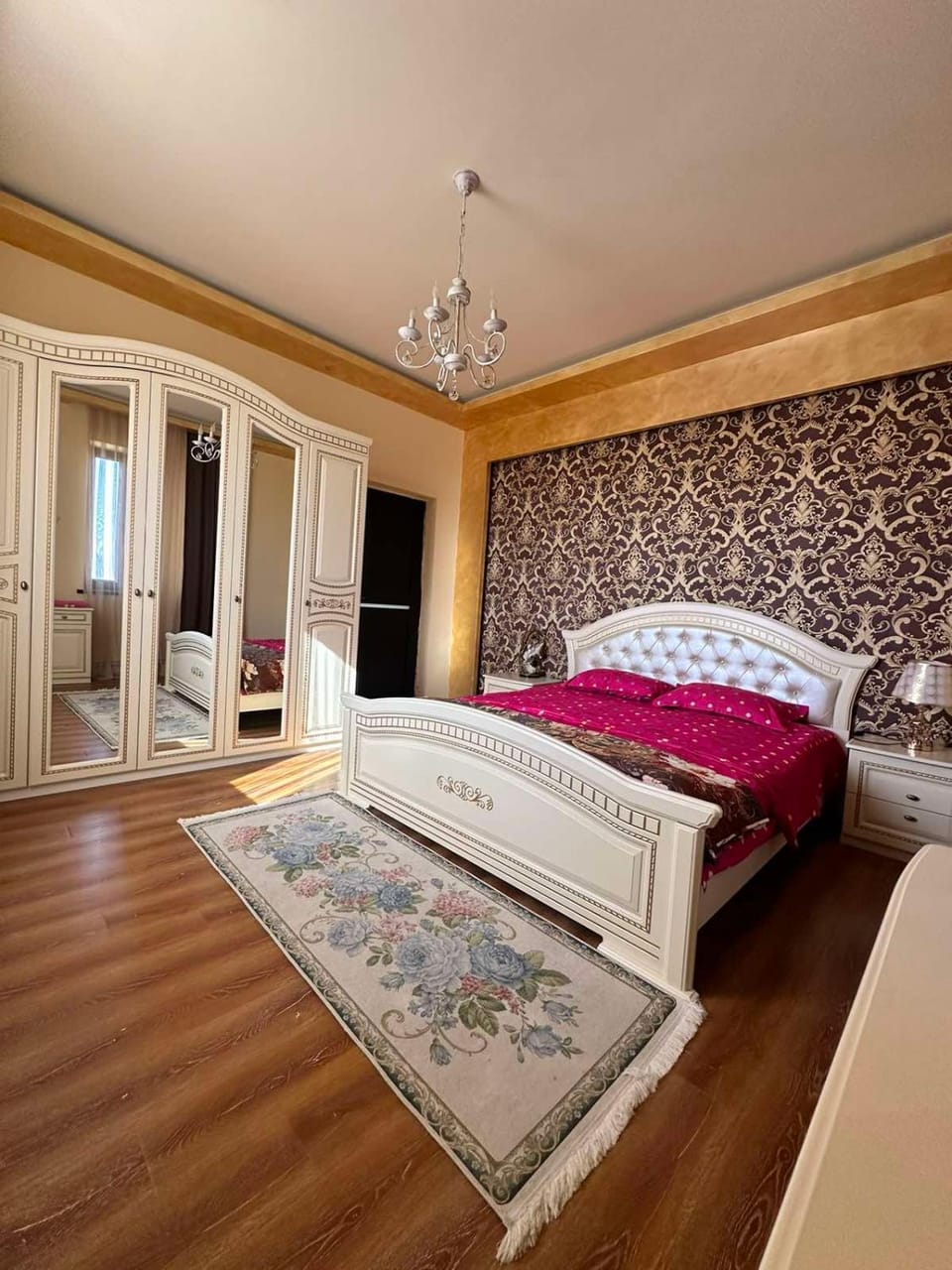 Bed, Photo of the whole room, Bedroom, wardrobe