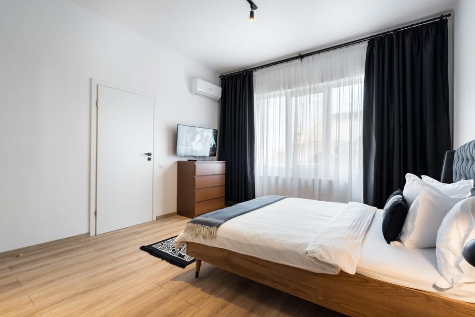 Bed, Bedroom, air conditioner