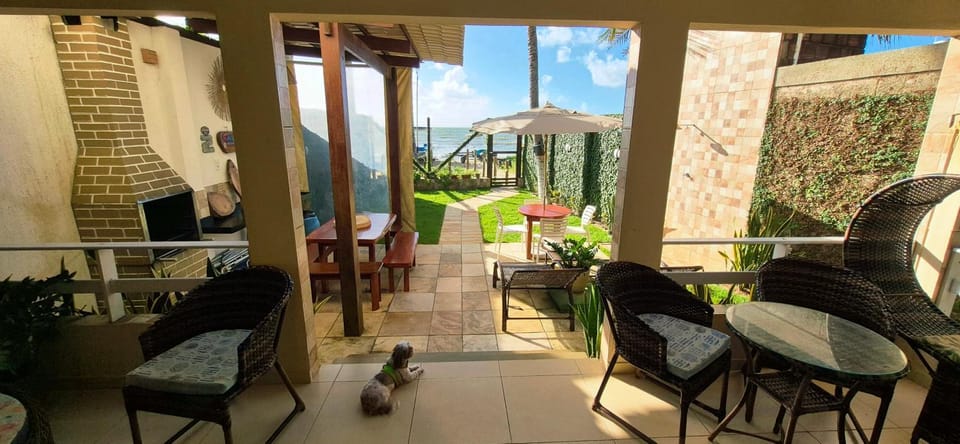 Patio, Day, Garden, View (from property/room), Balcony/Terrace, Living room, Seating area, Garden view