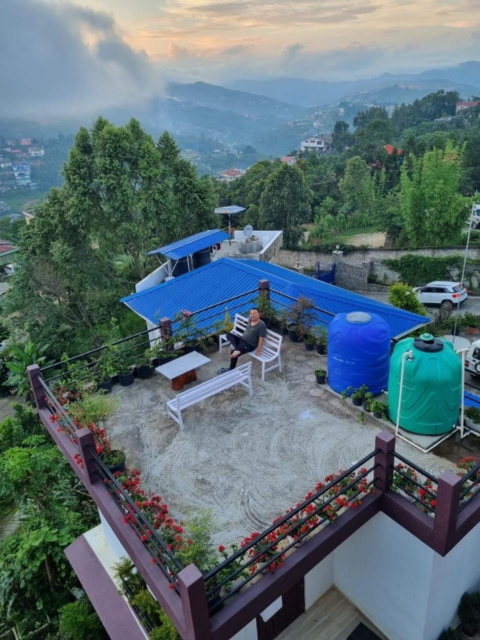 Spring, Day, Natural landscape, Balcony/Terrace, Balcony/Terrace, Mountain view