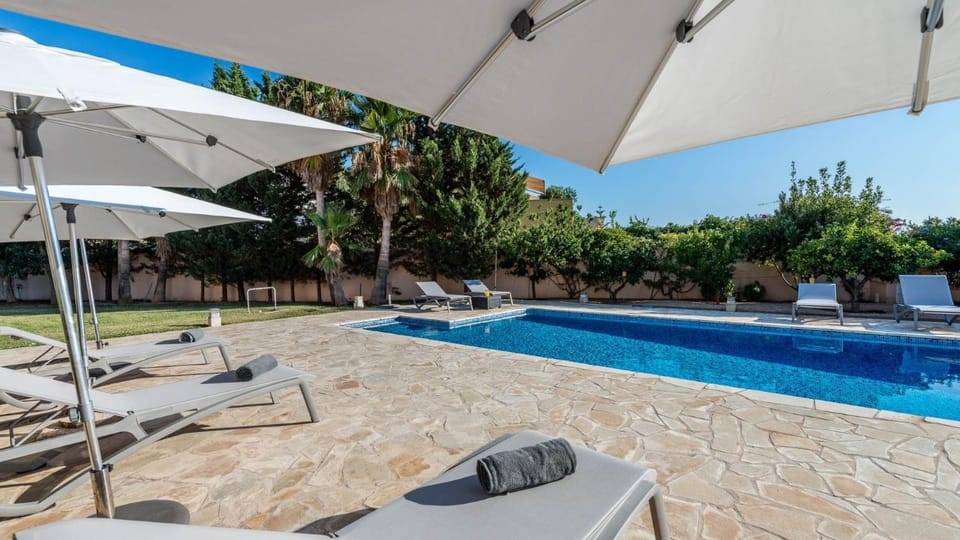 Garden, Swimming pool, sunbed