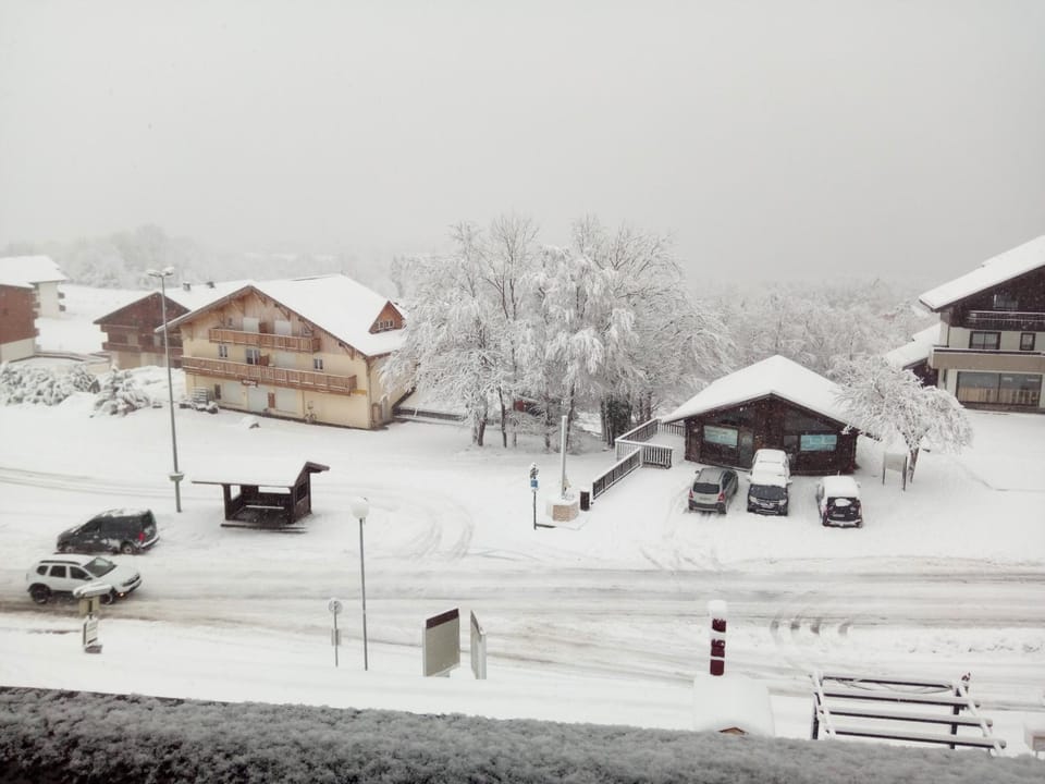 SUPERBE APPARTEMENT T2 3 ETOILES 40m2 PIED DES PISTES VUE SUR LE LAC Apartment in Haute-Savoie