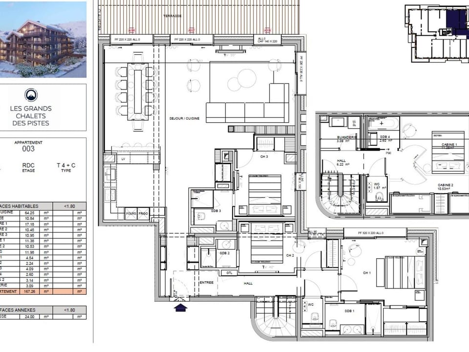 Appartement Luxe Méribel avec Spa et Terrasse - FR-1-613-59 Apartment in Les Allues