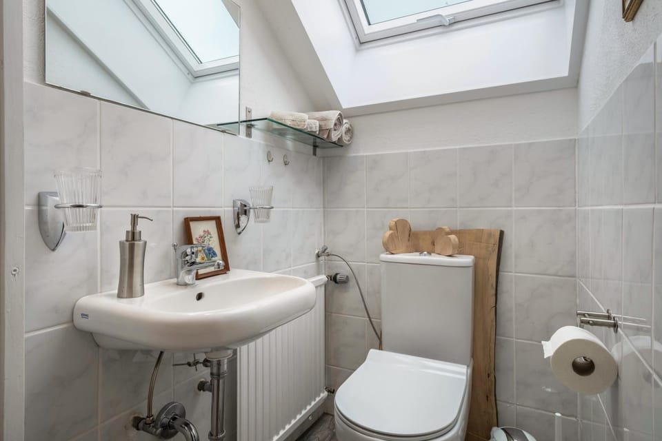 Property building, Bathroom, Living room