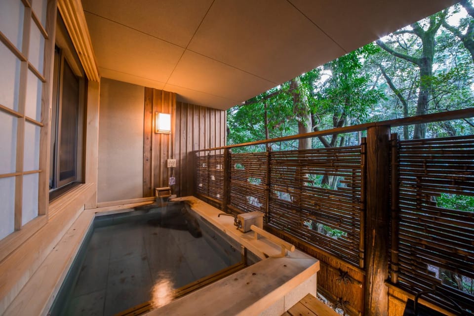 Hot Spring Bath, Photo of the whole room, Open Air Bath