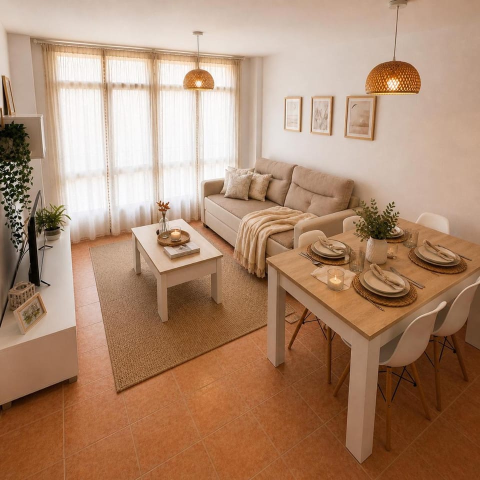 TV and multimedia, Living room, Seating area, Dining area