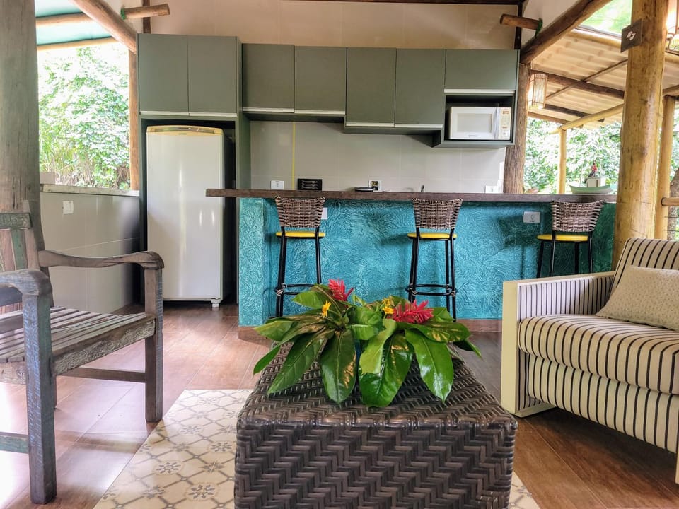 Living room, Communal kitchen