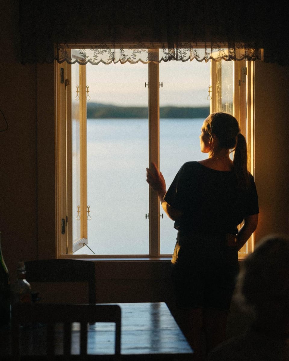 Off the grid in the abandoned village of Ejheden House in Sweden