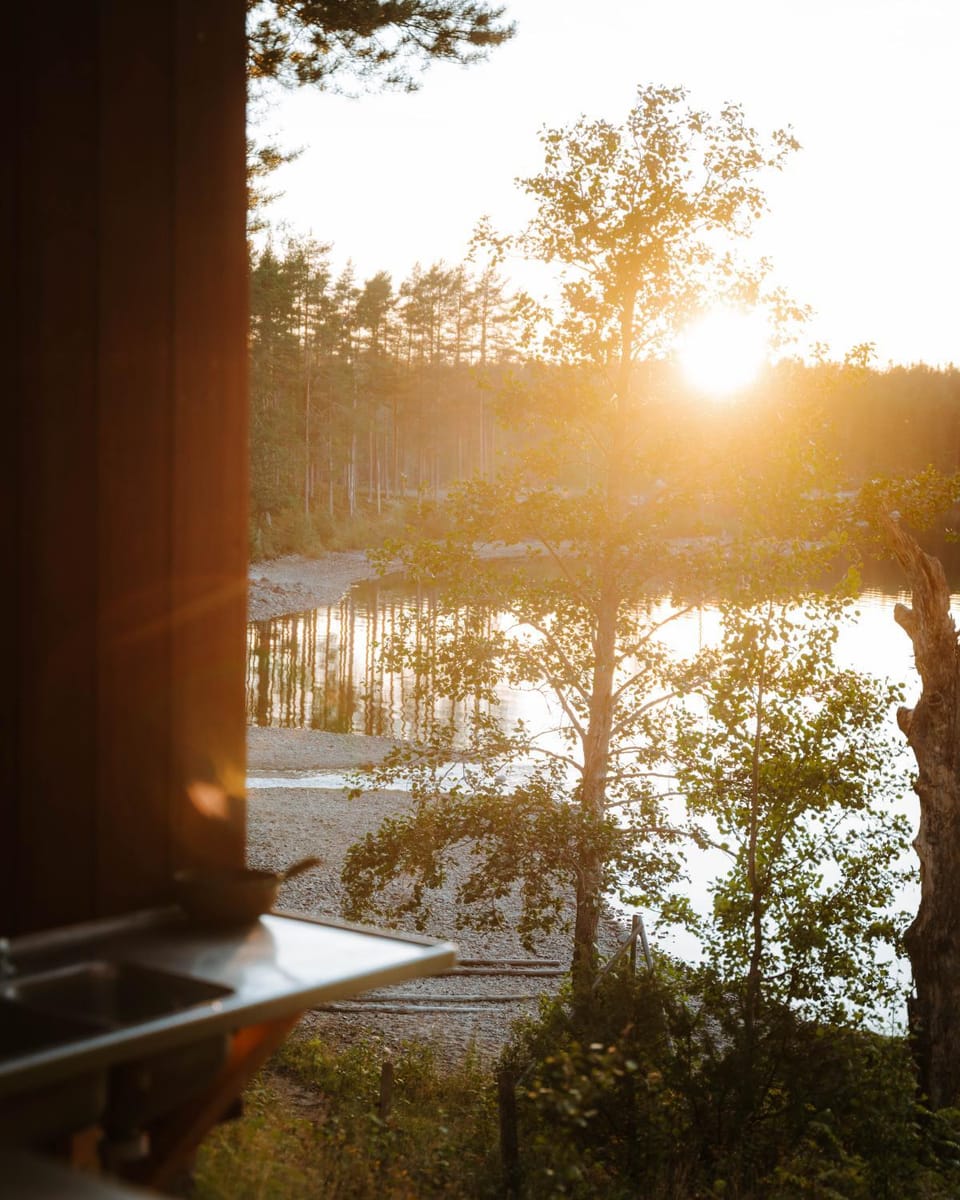 Off the grid in the abandoned village of Ejheden House in Sweden